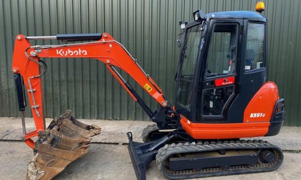 2016 Kubota KX61-3 2.6T MINI DIGGER
