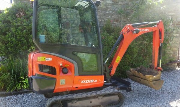 2013 KUBOTA KX018-4 1.8T Mini Digger