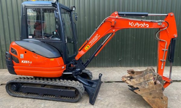 2016 Kubota KX61-3 2.6T MINI DIGGER - Image 2