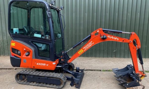 2014 KUBOTA KX016-4 1.6T MINI DIGGER