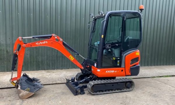 2014 KUBOTA KX016-4 1.6T MINI DIGGER - Image 2